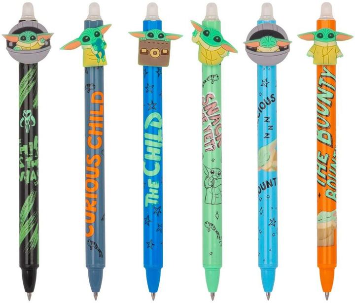 Produktbild Magni CoolPack Radierbarer Stift Mandalorian Grogu 6fach sortiert (Mehrfarbig, 1 x)