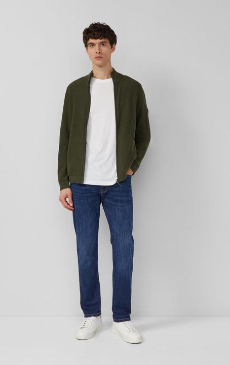 Produktbild s.Oliver Strickjacke Strickjacke im Mustermix mit Troyer-Kragen (M)
