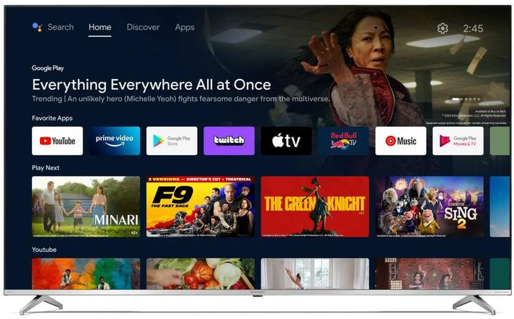 Produktbild Sharp TV 65FP2EA 65, 3840 x 2160 (Ultra HD 4K), QLED (65", LED, 4K, 2023)