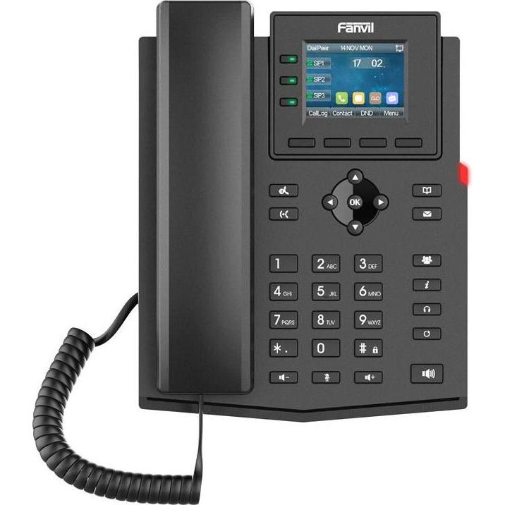 Fanvil IP Telefon X303G schwarz, Telefon, Schwarz