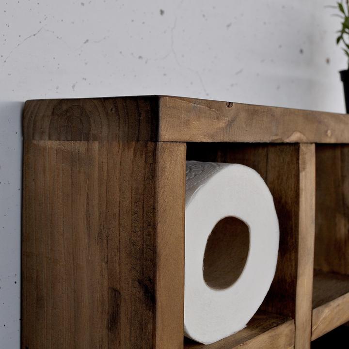 Productafbeelding Hanah Home Ethereal Decorative Wooden Wall Shelf (42.50 x 11 x 42.50 cm)