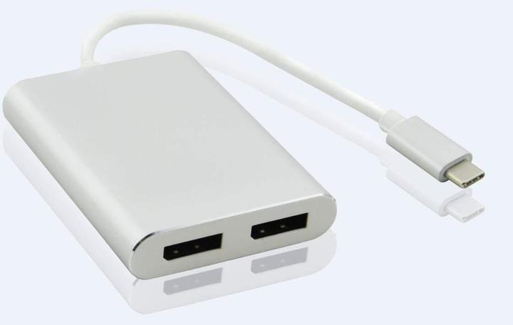 Produktbild Helos Display-Splitter - USB-C (M) zu DisplayPort (W) (10 cm)
