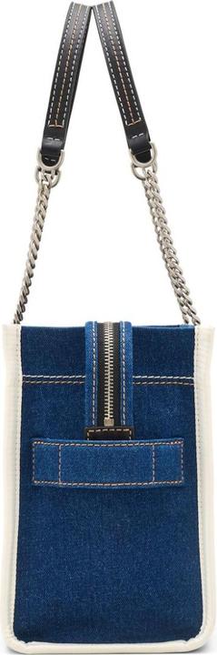 Immagine prodotto Marc Jacobs la borsa media in denim blu con logo ricamato