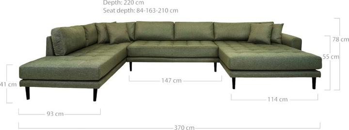 Actual product image House Nordic Lido (Sofa landscape)