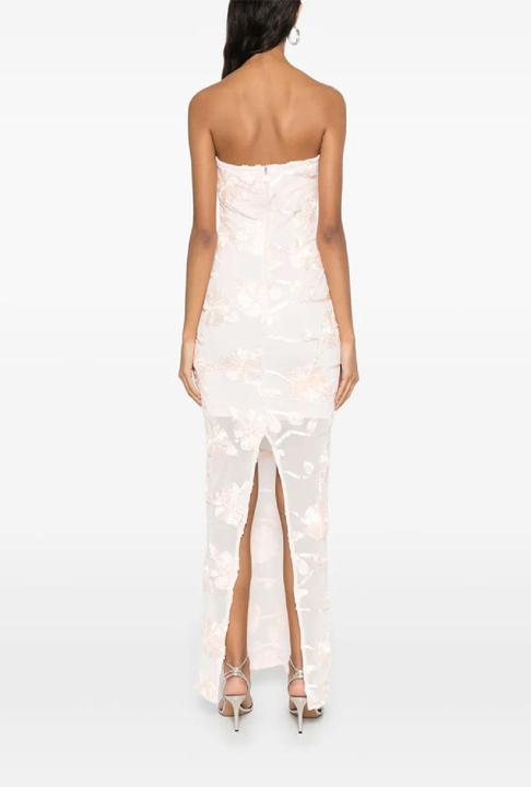 Actual product image Rotate Flower Mesh Tube Dress (40)