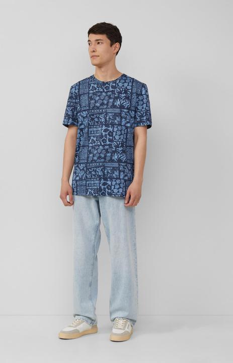 Produktbild S.Oliver T-Shirt Baumwoll-T-Shirt mit All-over-Print (XXL)