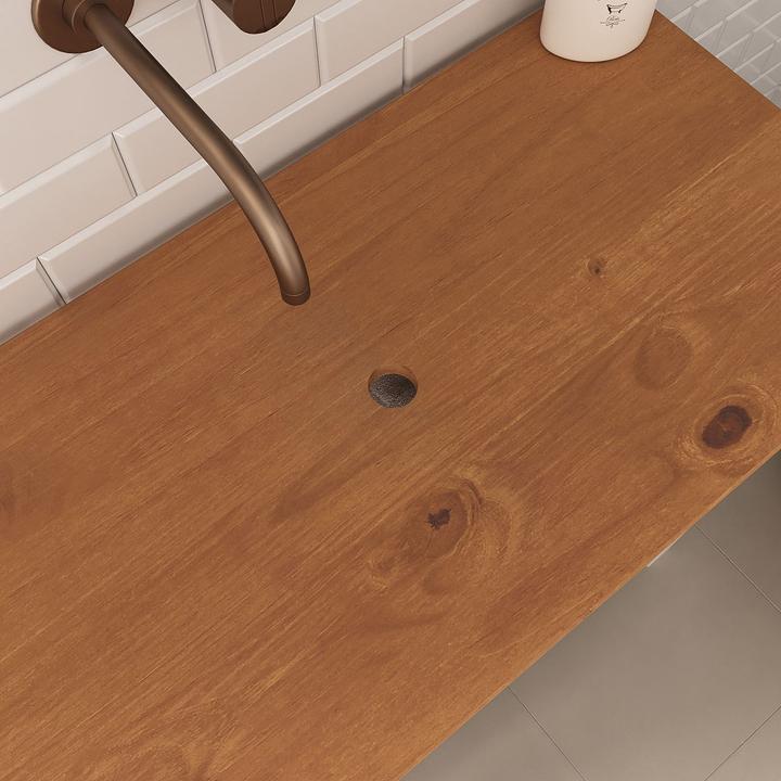 Produktbild IDIMEX Waschbeckenunterschrank TEQUILA mit 2 Schubladen – Weiss/Eiche