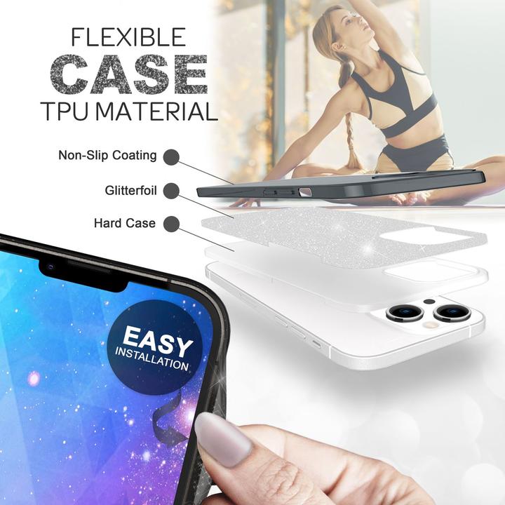 Produktbild Nalia Glitzer Hülle (Apple iPhone 14)