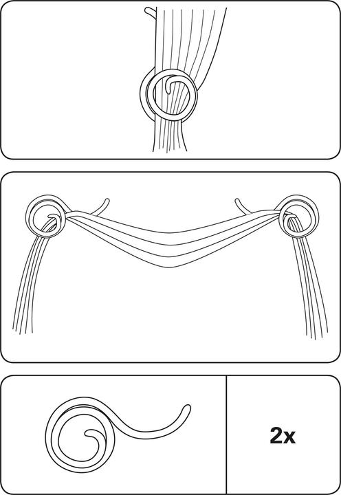 Actual product image Gardinia Decorative scroll 12 x 25