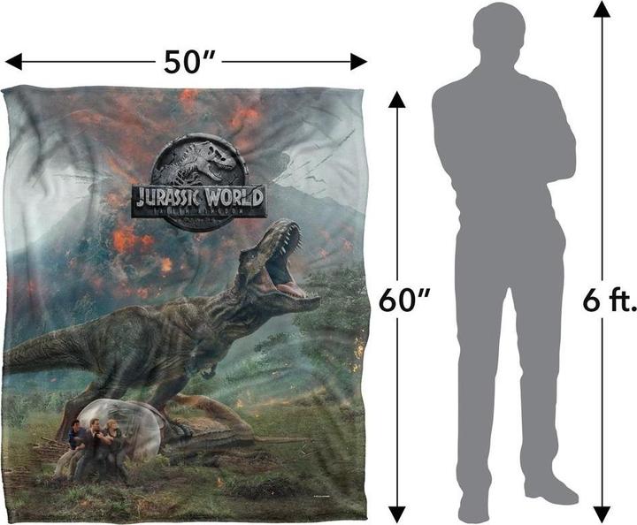 Image du produit Jurassic World - Couverture (152 x 127 cm)