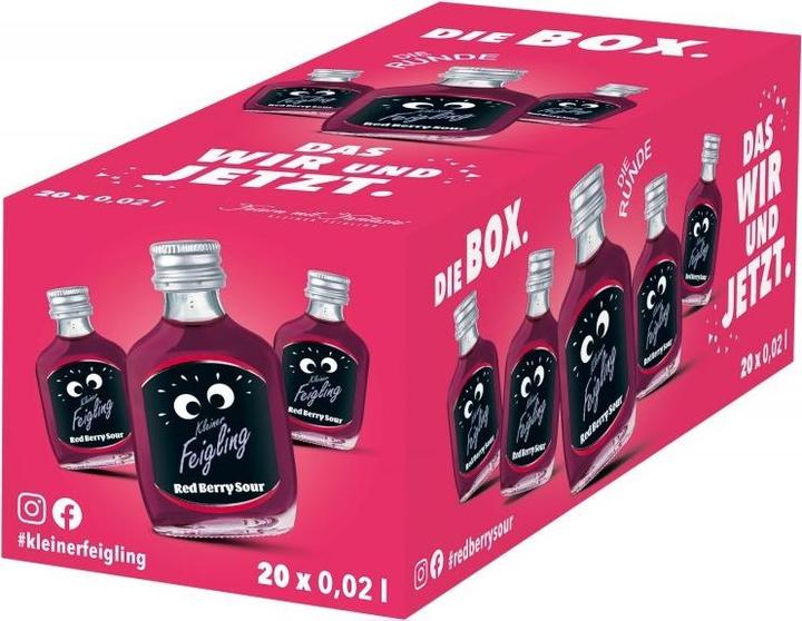 Actual product image Kleiner Feigling Red Berry Sour (20 x 2 cl)