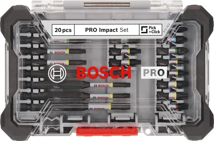 Actual product image Bosch Professional Zubehör PRO Impact screwdriver bit set, 20 pcs.