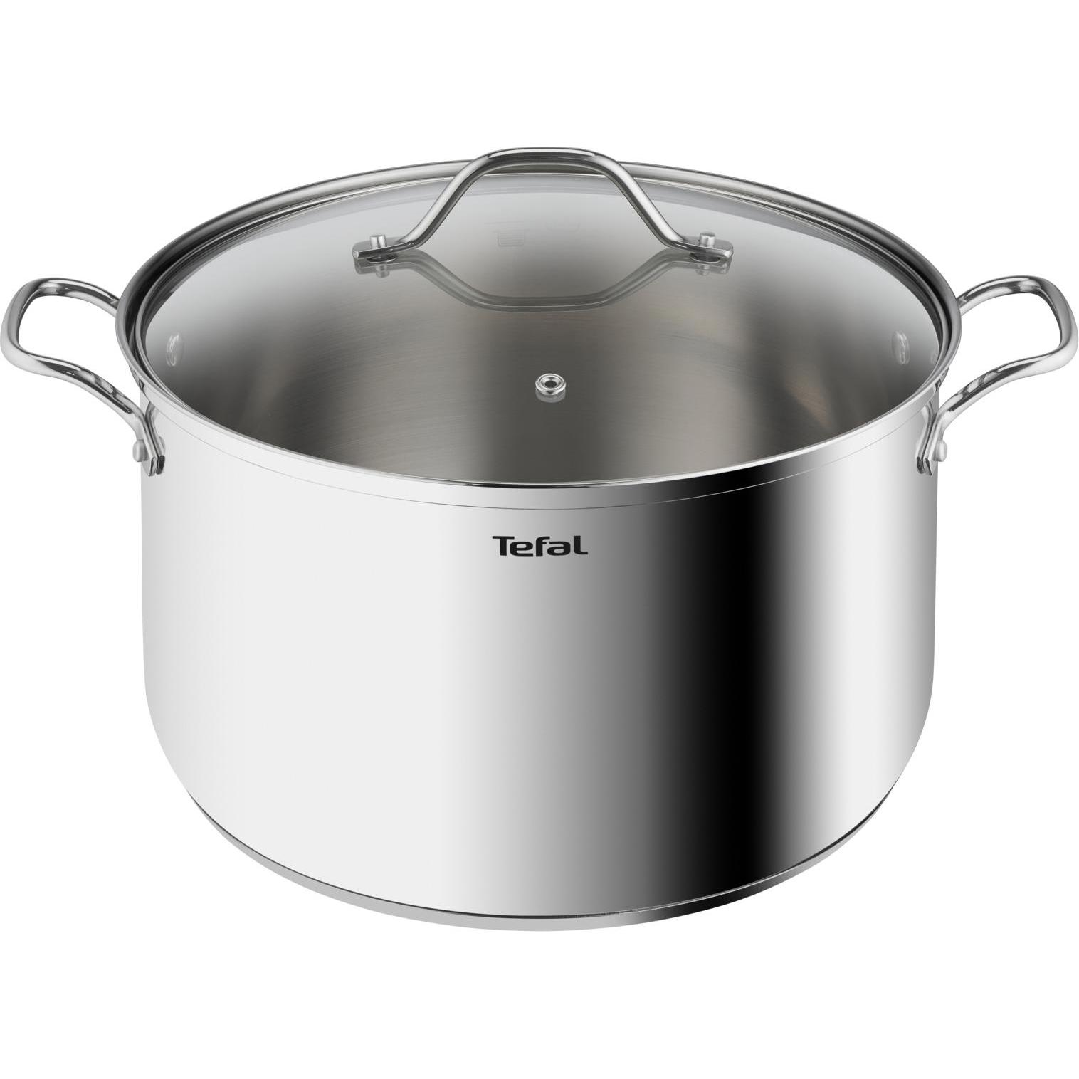 Tefal Intuition - Soeppan 30 cm + deksel - Inductie, Padella + Pentola, Argento