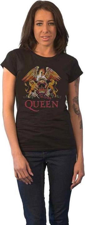 Immagine prodotto Queen Maglietta da donna/ragazzo in cotone Classic Crest (XL)