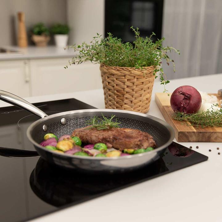 Produktbild Livington Titan Pan Bratpfanne (28 cm) (28 cm, Bratpfanne, Edelstahl)