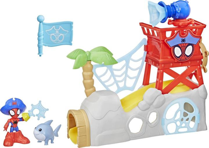 Actual product image Saf Spidey Island Playset