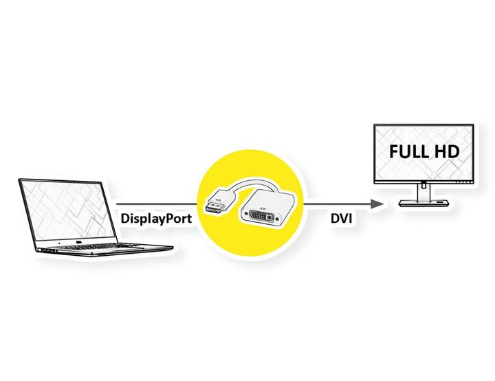 Immagine prodotto Value DisplayPort chiuso (DVI, 15 cm)