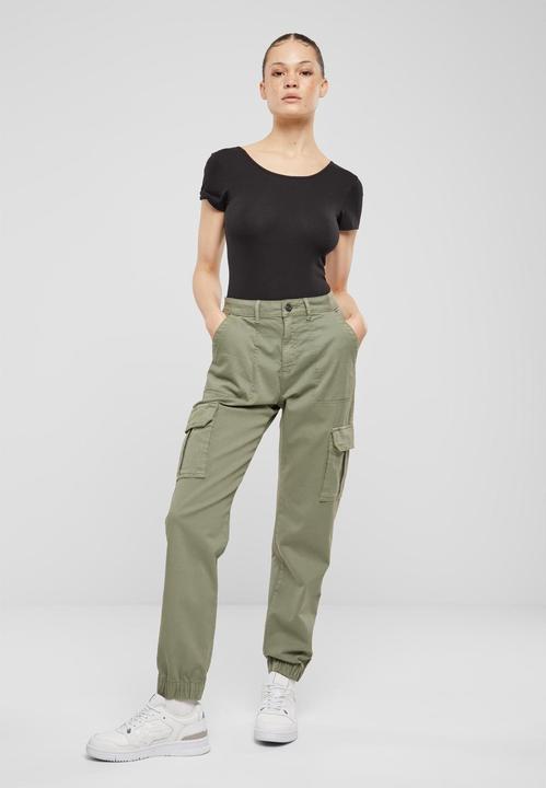 Actual product image Urban Classics Ladies Cotton Twill Utility Pants - 21189 (27)