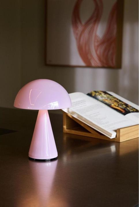 Image du produit Hübsch Mush Tragbare Lampe Hell-Rosa