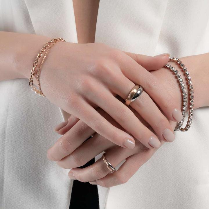 Produktbild Bijouteria Armband (16.50 cm, Edelstahl, Kristall)