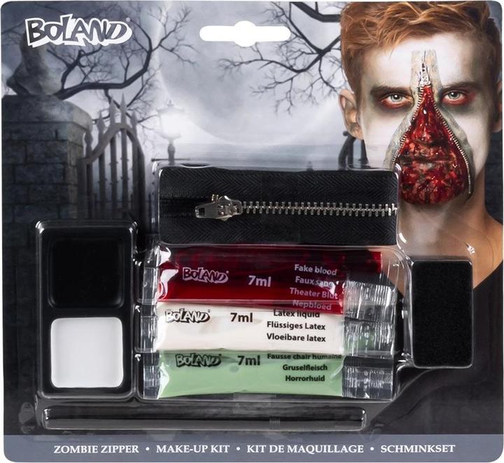Produktbild Boland Schminkset Zombie-Reissverschluss
