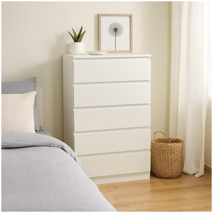 Actual product image HTI-Living Kommode 5 Schubladen Thekla Weiss (B, H)