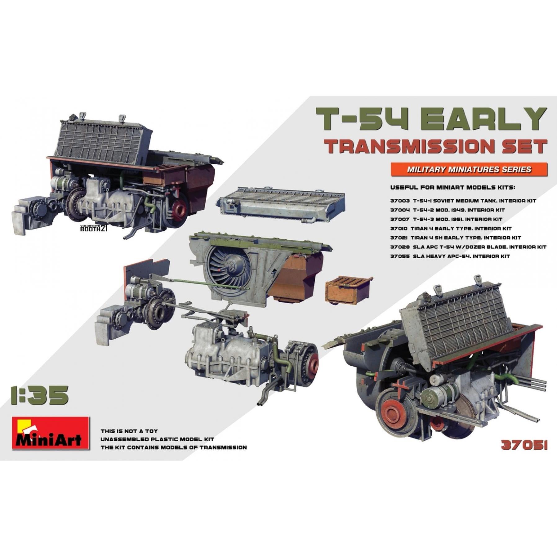 Mini art T-54 Early Transmission Set