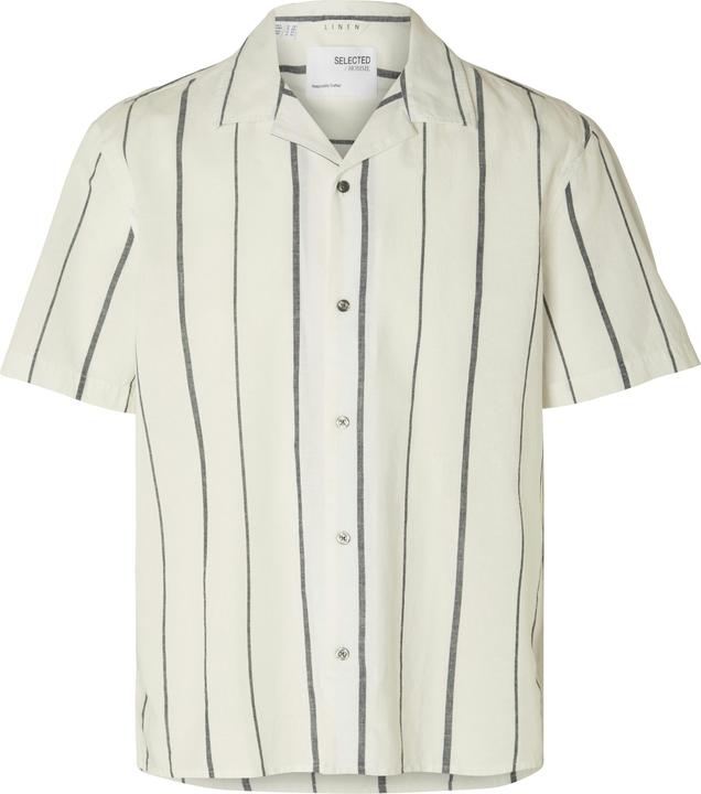 Selected Homme Slhrelaxnew-Linen Chemise Ss Resort (XXL)