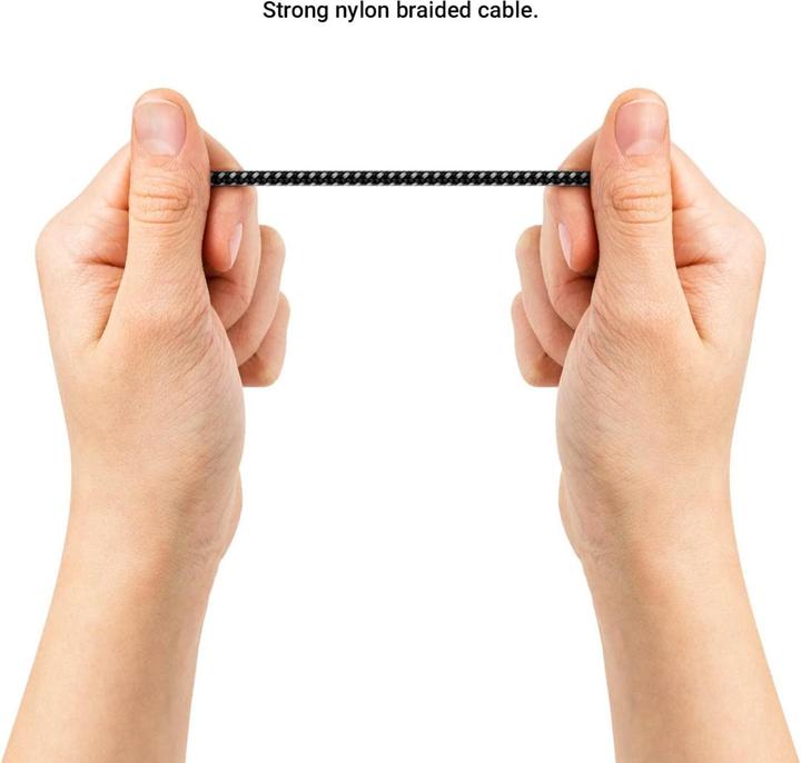 Produktbild deleyCON USB 2.0-Kabel USB C - Lightning 0.15 m (0.15 m, USB 2.0)