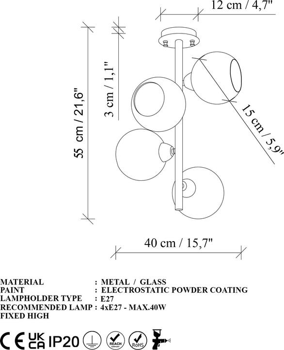 Immagine prodotto Opviq Benek Chandelier