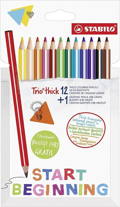 Produktbild STABILO Trio dick (13x)