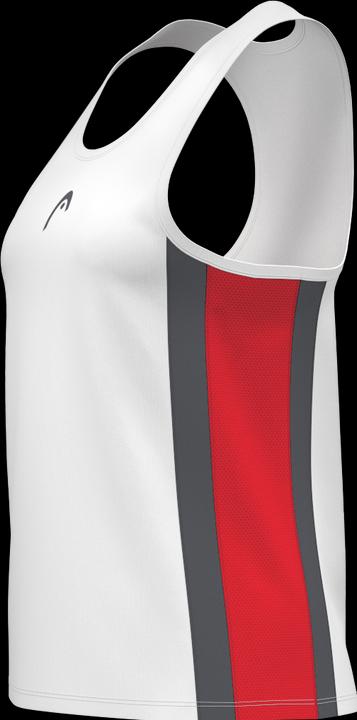 Produktbild Head Club 25 Tank Top Mädchen Rot/Weiss (152)