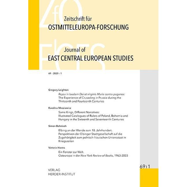 Zeitschrift für Ostmitteleuropa-Forschung (ZfO) 69/1 / Journal of East Central European Studies (JEC, Fachbücher
