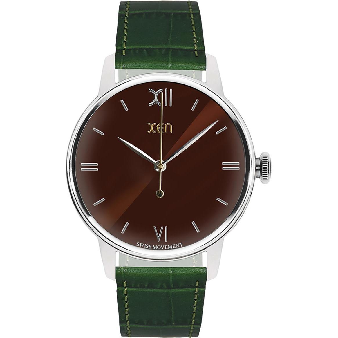 Thumbnail - Xen, Armbanduhr, Armbanduhr Classic XQ0304, Grün, (Analoguhr, 41 mm)