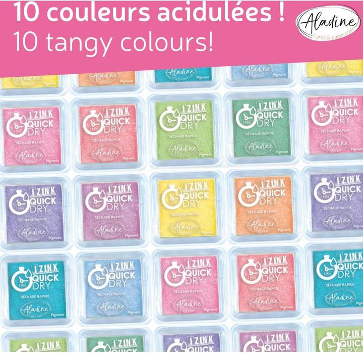 Produktbild I Am Creative Stempelkissen Quick dry bunt, 10er Set