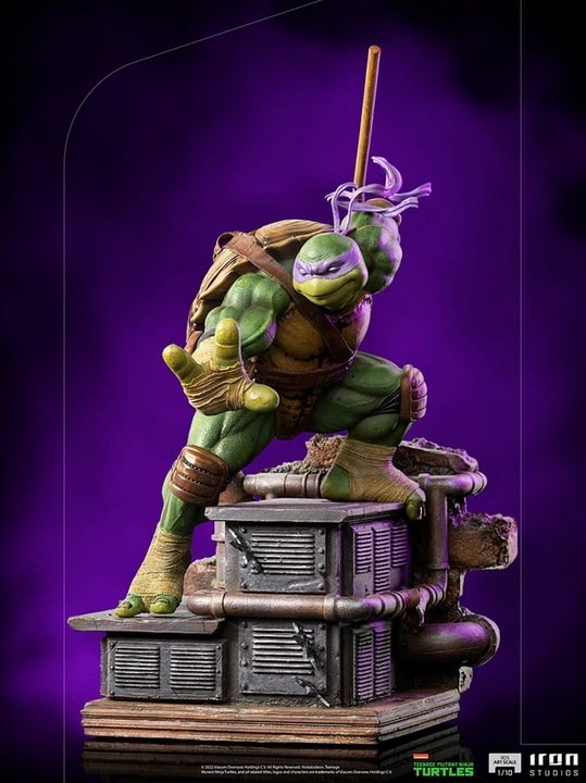 Actual product image Iron Studios TMNT - Donatello - Statuette ArtScale BDS 1/10 25cm