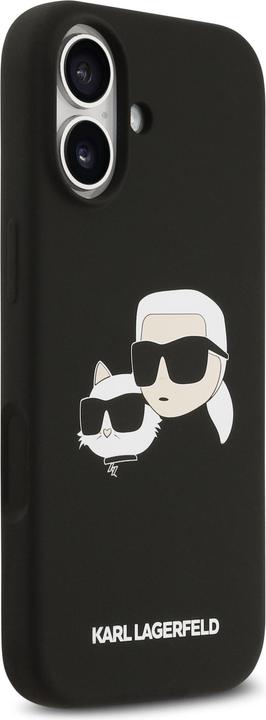 Produktbild Karl Lagerfeld Back panel cover Apple iPhone 17 Liquid Silicone Double Heads MagSafe Case Black (Apple iPhone 17)