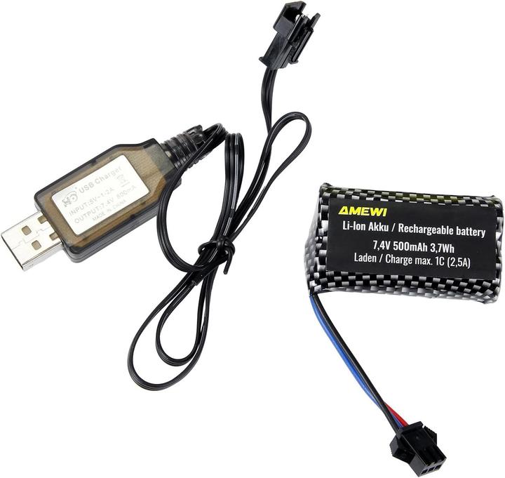 Image du produit Amewi RC Crawler Mini-D90 AMXRock 4WD 1:16 RTR schwarz (RTR Prêt à fonctionner)