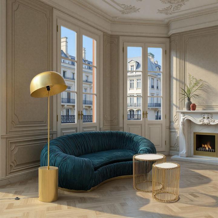 Image du produit Kare Design Stehlampe Loungy Gold 160cm