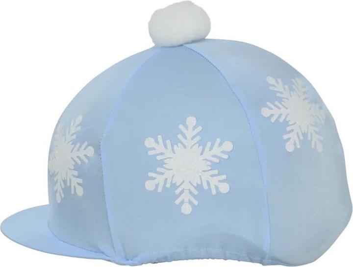 Produktbild Hy Fashion Schneeflocke Helmüberzug Bommel
