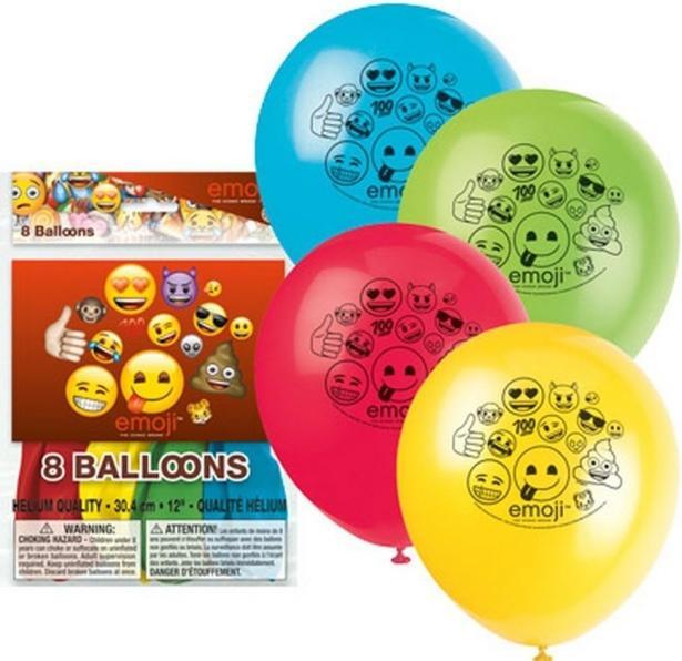 Actual product image Haza Witbaard Balloons Emoji, 8pcs.