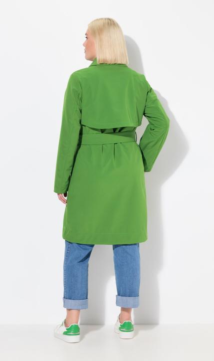 Produktbild Ulla Popken HYPRAR Softshell-Trenchcoat, wasserabweisend, Gürtel (42, 44)