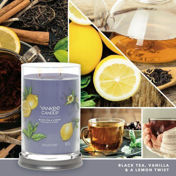 Actual product image Yankee Candle Black Tea & Lemon Signature Large Tumbler Scented Candle