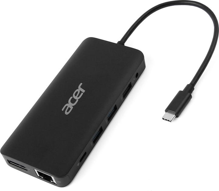 Acer USB Type-C Dongle 12-in-1-Black (USB-C, 12 Ports)