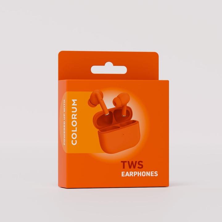 Actual product image Forever COLORUM TWS Bluetooth earphones CTWS-10 xOrange (5 h, Wireless)