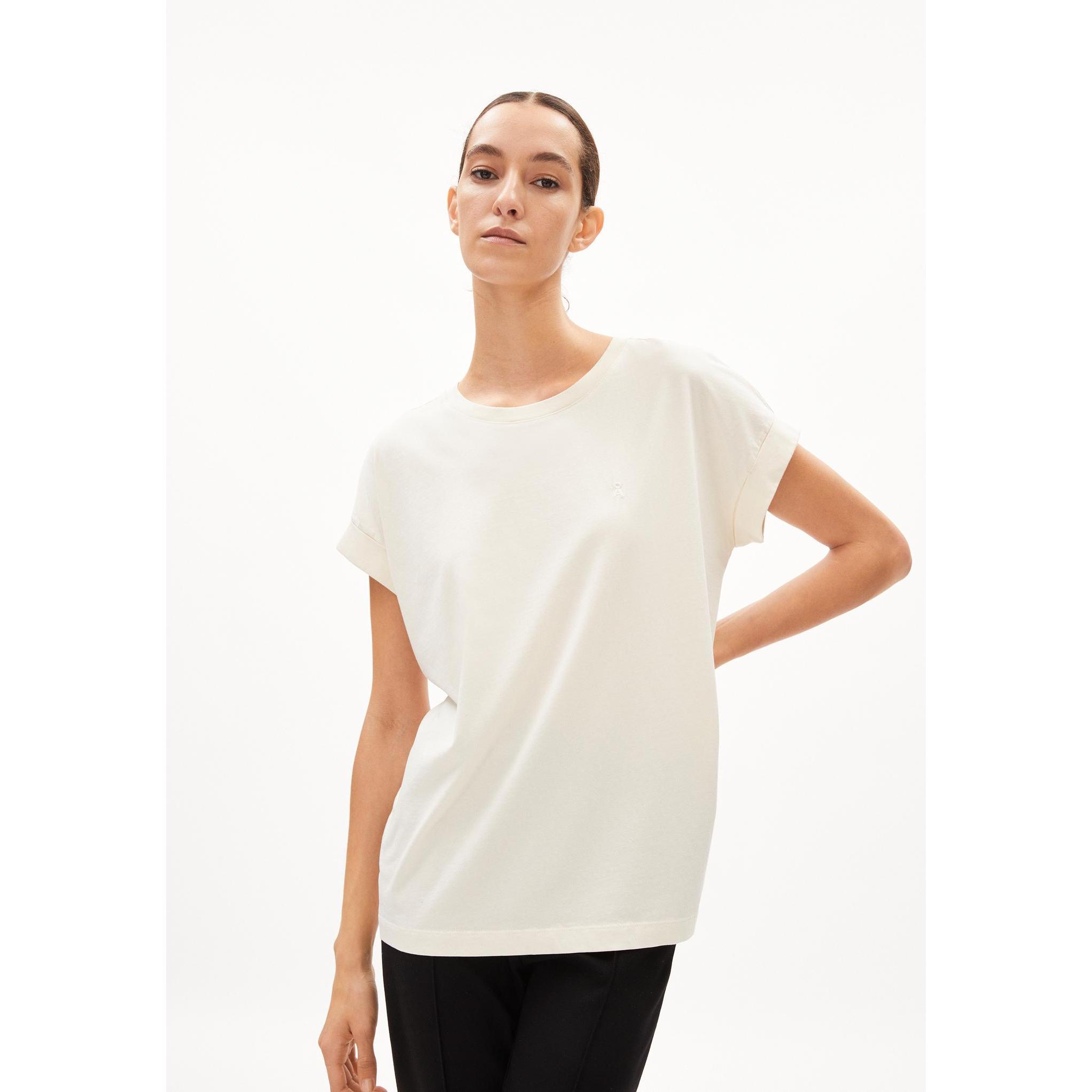 Thumbnail - Armedangels, Damen, Shirt, Idaa T-Shirt undyed, Beige, (M)