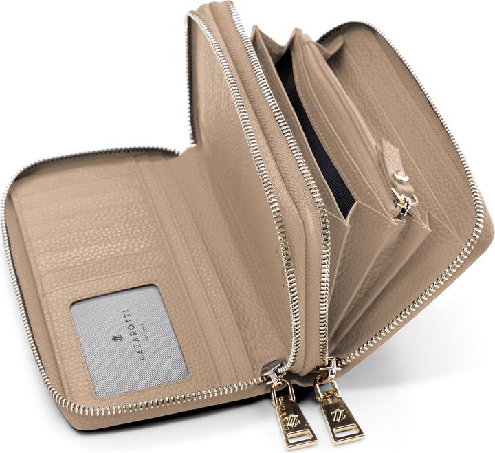 Actual product image Lazarotti Bologna Leather Geldbörse RFID Schutz Leder 20 cm