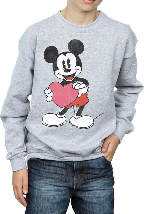 Image du produit Disney - Sweat MICKEY MOUSE VALENTINE HEART - Garçon (152, 158)