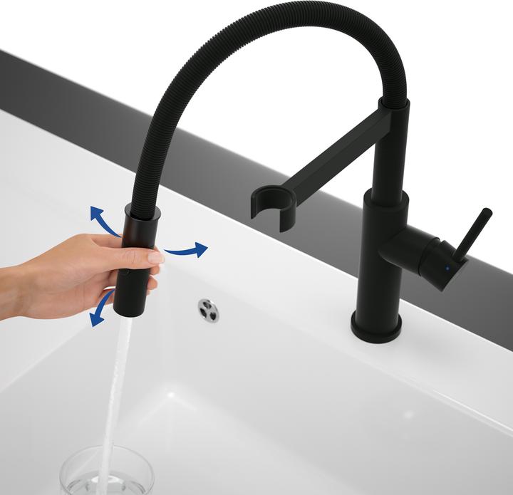Actual product image Villeroy & Boch Steel Expert 2.0 kitchen tap, stainless steel