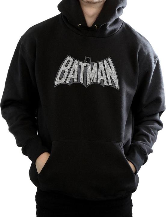 Produktbild Batman Retro Crackle Logo Kapuzenpullover (S)